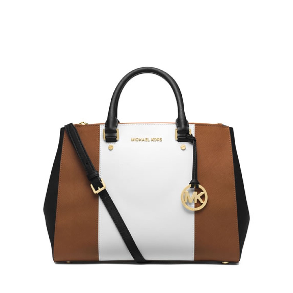bolsa michael kors preta e branca