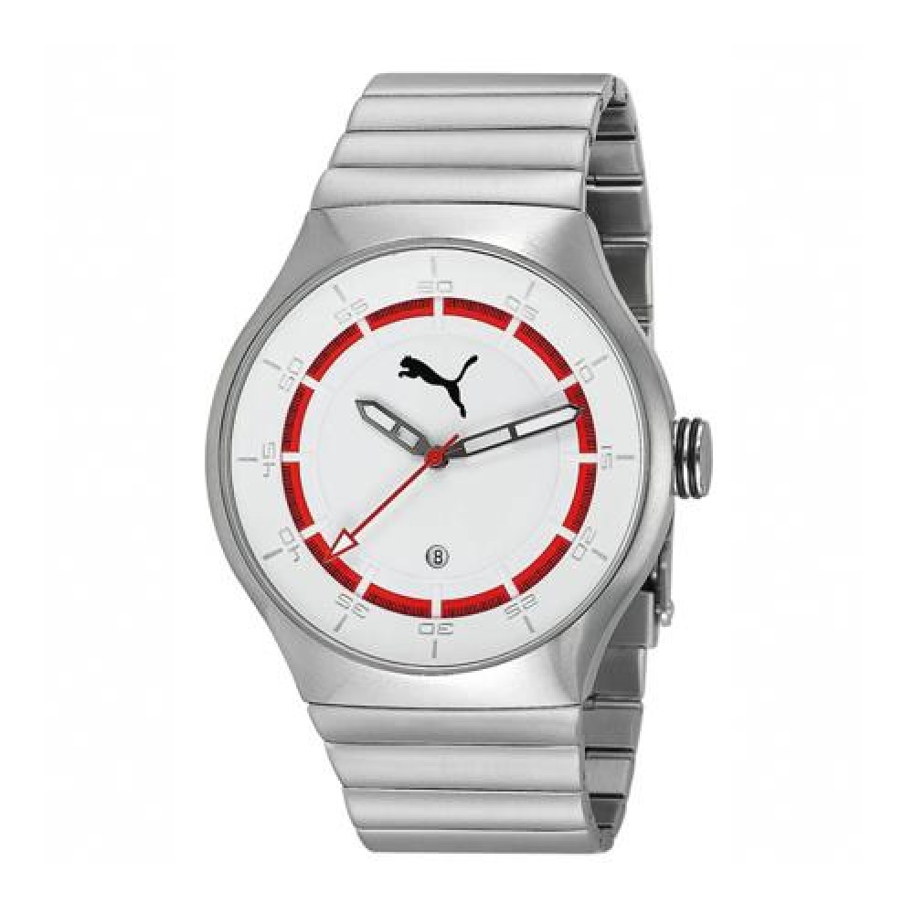 relogio puma branco masculino