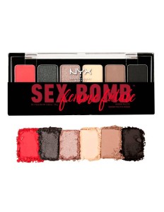 Paleta de Sombras NYX Sex bomb Femme Fatale 6 Cores