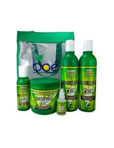 Kit Tratamento Capilar Crece Pelo Boé 5 Peças 