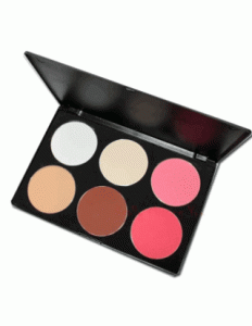 Paleta de Pó e Blush Icandy 6 Cores B6