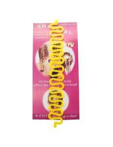 Molde Icandy Shang Du Para trança Cor Amarelo