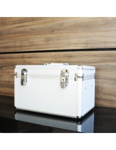 Maleta de Maquiagem Icandy FL18905 Prata 