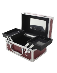 Maleta de Maquiagem Icandy GL-B02-R Vermelho 