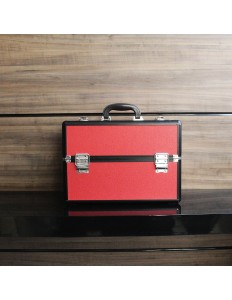 Maleta de Maquiagem Icandy GL-M21 Vermelho 