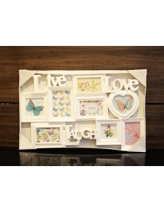 Quadro Porta Retrato Live Love 