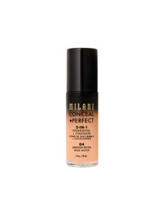 Base Corretivo Milani CONCEAL + PERFECT 04 Medium Beige 30ml