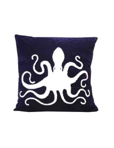 Almofada Pulpo Azul Escuro