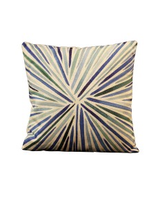 Capa de Almofada Listrado Azul 