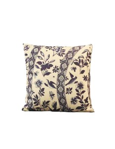 Capa de Almofada Estampa de Flor & Pássaro Azul 