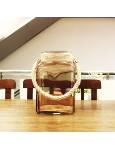 Vaso Decorativo Deirut Marrom Claro 