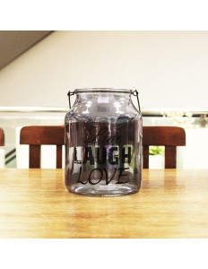Vaso Decorativo Holly Mando Metal Cinza