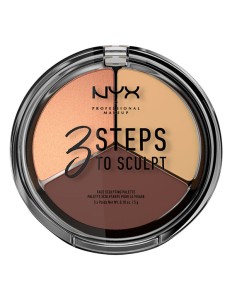 Paleta de Contorno Nyx 3 Steps 3STS03 Medium