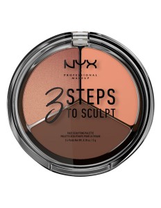 Paleta de Contorno Nyx 3 Steps 3STS04 Deep