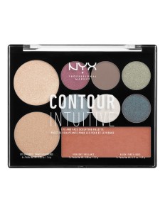 Paleta de Contorno Nyx Intuitive CIP03 Plum Metals 