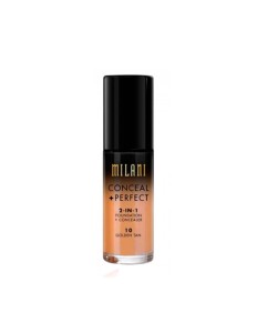 Base Corretivo Milani CONCEAL + PERFECT 10 Golden Tan 30ml
