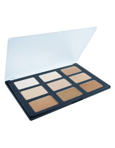 Paleta de Pó Ruby Rose 9 Cores Nude Make Up 