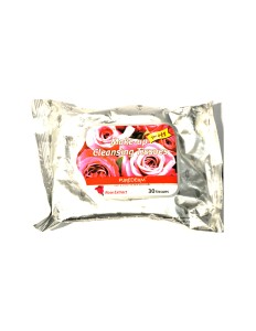 DESMAQUILHANTE PUREDERM CLEANSING TISSUES ROS EXTRACT 30 UNIDADES