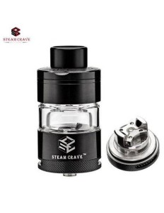 VAPE STEAM CRAVE GLAZ RTA BLACK