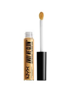  Iluminador Liquido Nyx Away We Glow Liquid Highlighter Golden Hour AWG03