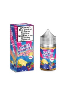 Essência Fruit Monster Salt Blueberry Raspberry Lemon 24mg 30ml