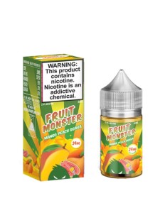 Essência Fruit Monster Salt Mango Peach Guava 24mg 30ml