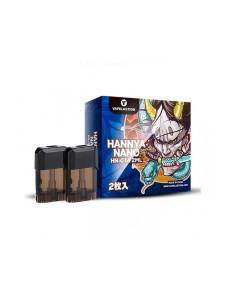 Cartucho de Substituição Vapelustin Hannya Nano POD Black 2pcs
