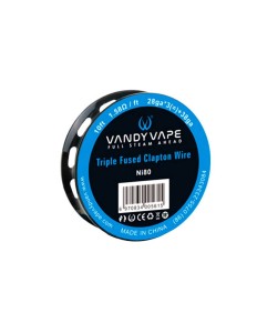 Fio Vandy Vape Triple Fused Clapton NI80 28GA 1.58 Ohm
