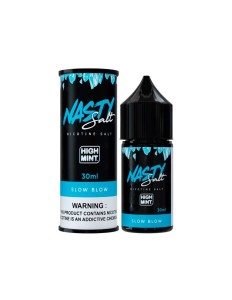 Essência Vape Nasty Nic Salt High Mint Slow Blow 35mg 30ml