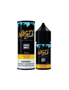 Essência Vape Nasty Nic Salt High Mint Cush Man Grape 50mg 30ml