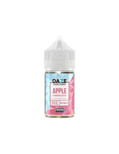 Essência Vape 7Daze Reds Apple Salt Apple Strawberry Iced Plus 50mg 30ml