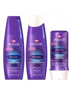 Kit Aussie - Shampoo e Condicionador 3 Moist + Mascara Moist 236 ml