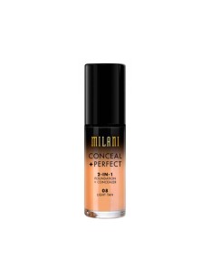 Base Corretivo Milani CONCEAL + PERFECT 08 Light Tan 30ml