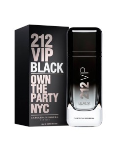 Perfume Carolina Herrera 212 VIP Black Own the Party NYC EDP Masculino 100ml