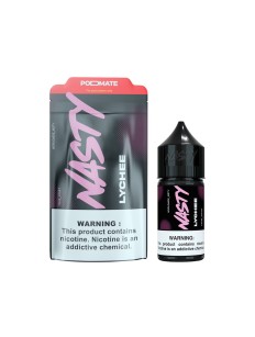 Ess&ecirc;ncia Vape Nasty PODMATE Salt Lychee Ice 50mg 30ml