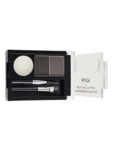 Kit de Maquiagem Nyx Eyebrow Cake Powder ECP01 Black/Grey 