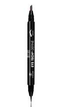 L�pis para Olhos Milani 2 em 1 Black 02 