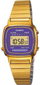 Rel�gio Casio Vintage LA-670WGA-6 Feminino